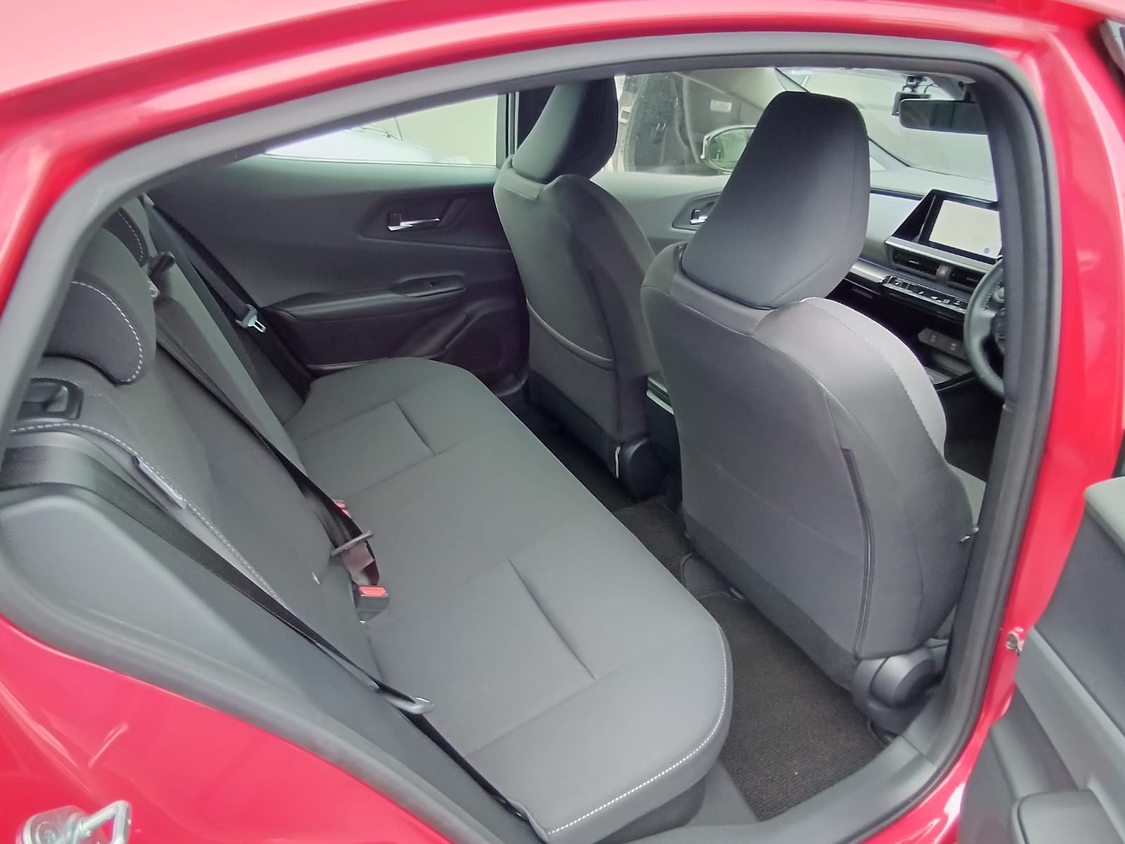 Toyota Prius A 2023 (Hybrid, Auction Grade 5) – Red | 1,501 km | ECB Showroom | STK-250282