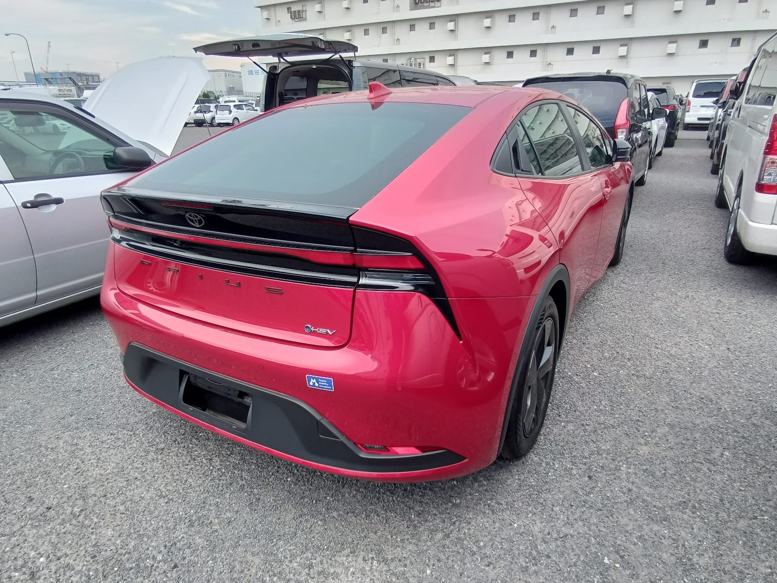 Toyota Prius A 2023 (Hybrid, Auction Grade 5) – Red | 1,501 km | ECB Showroom | STK-250282