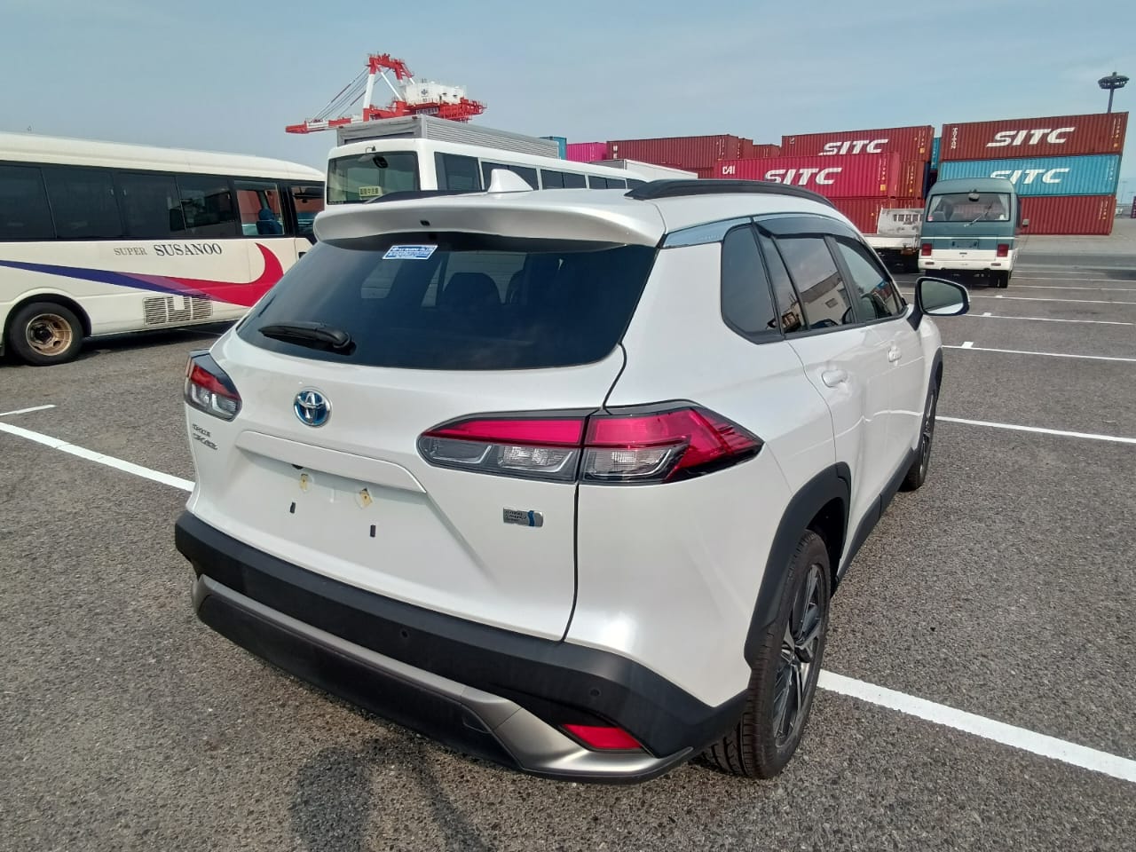Toyota Corolla Cross Z 2022 (Hybrid, Auction Grade R) – Pearl | 64,000 km | Dhaka | STK-250330