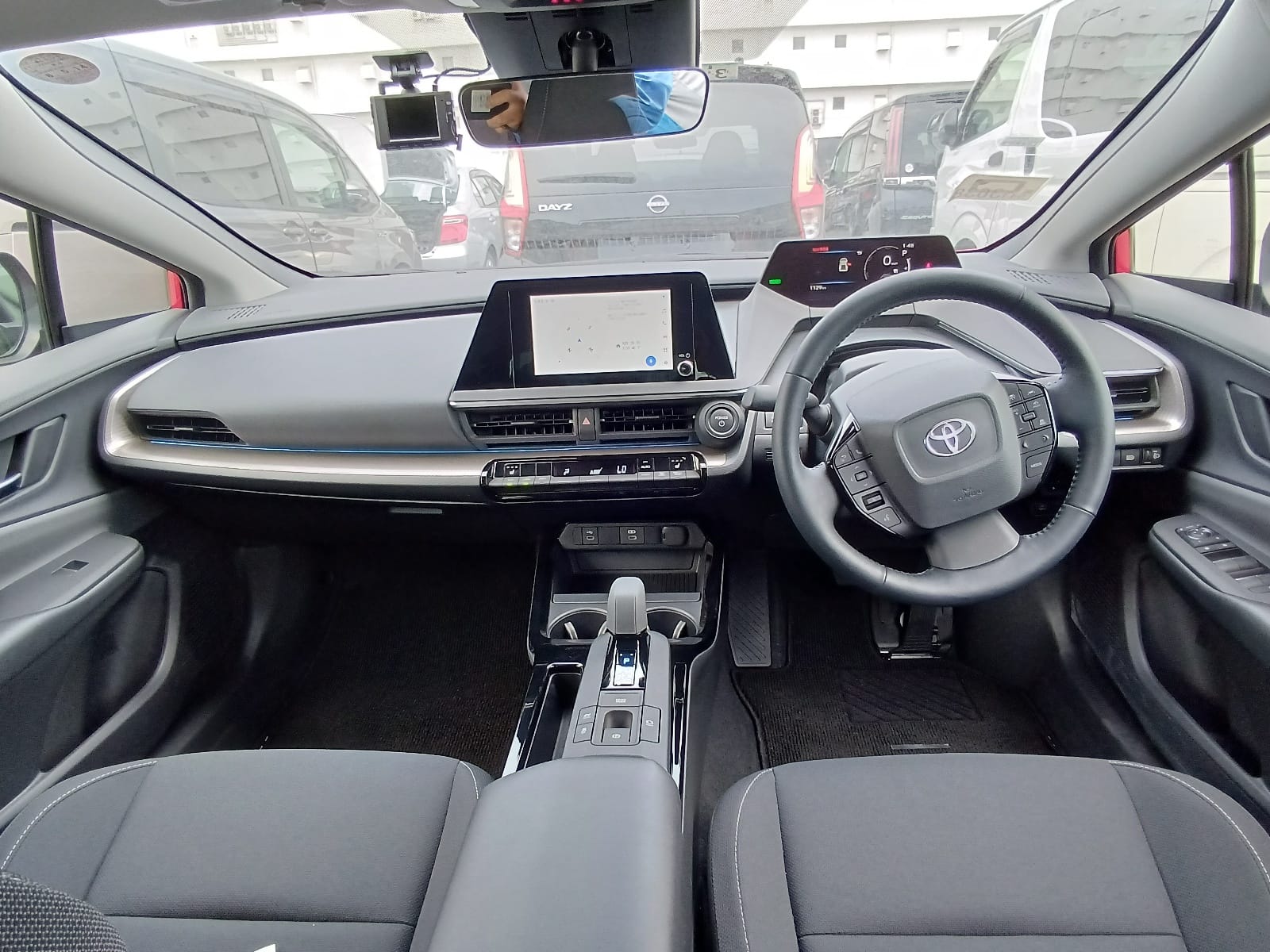 Toyota Prius A 2023 (Hybrid, Auction Grade 5) – Red | 1,501 km | ECB Showroom | STK-250282