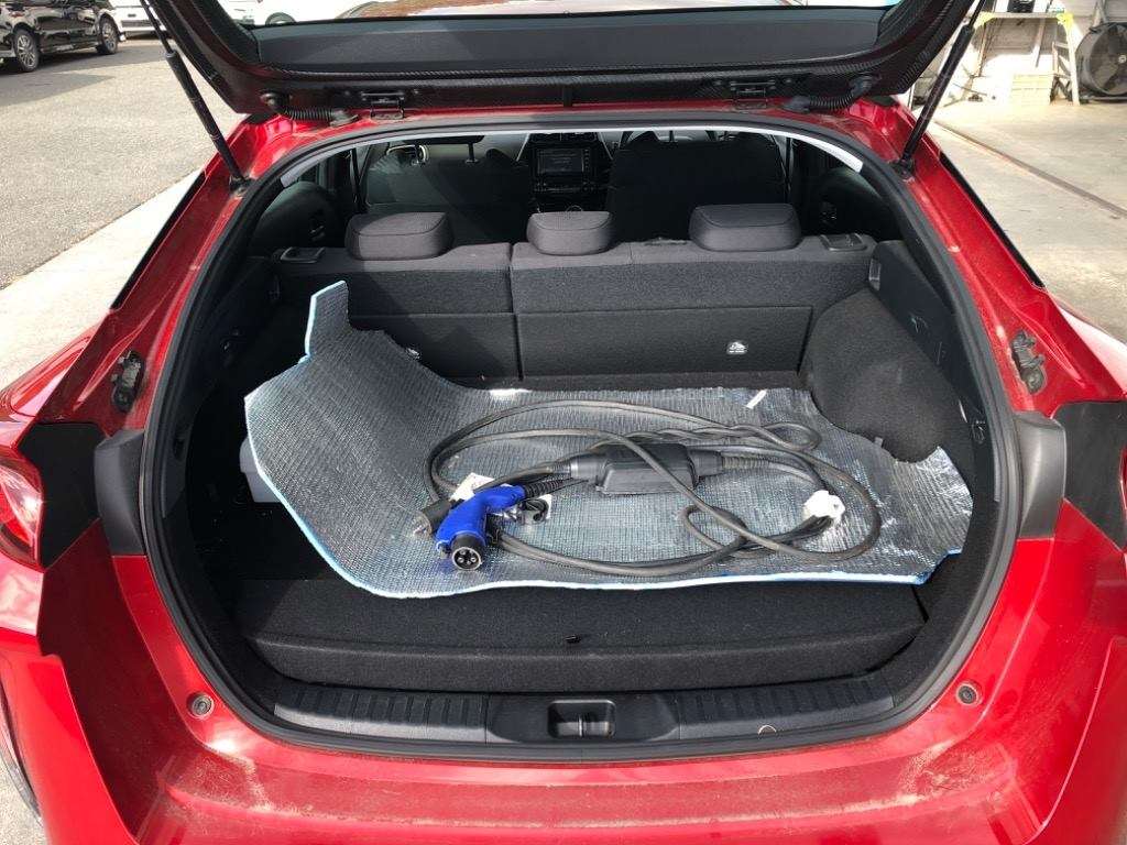 Toyota Prius S 2020 (Hybrid, Auction Grade 4.5) – Red wine | 46,000 km | Pragati Sarani Showroom | STK-250207