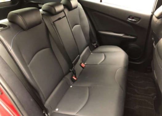 Toyota Prius S Touring Selection 2019 (Hybrid, Auction Grade 4) – Red | 73,519 km | ECB Showroom | STK-250021