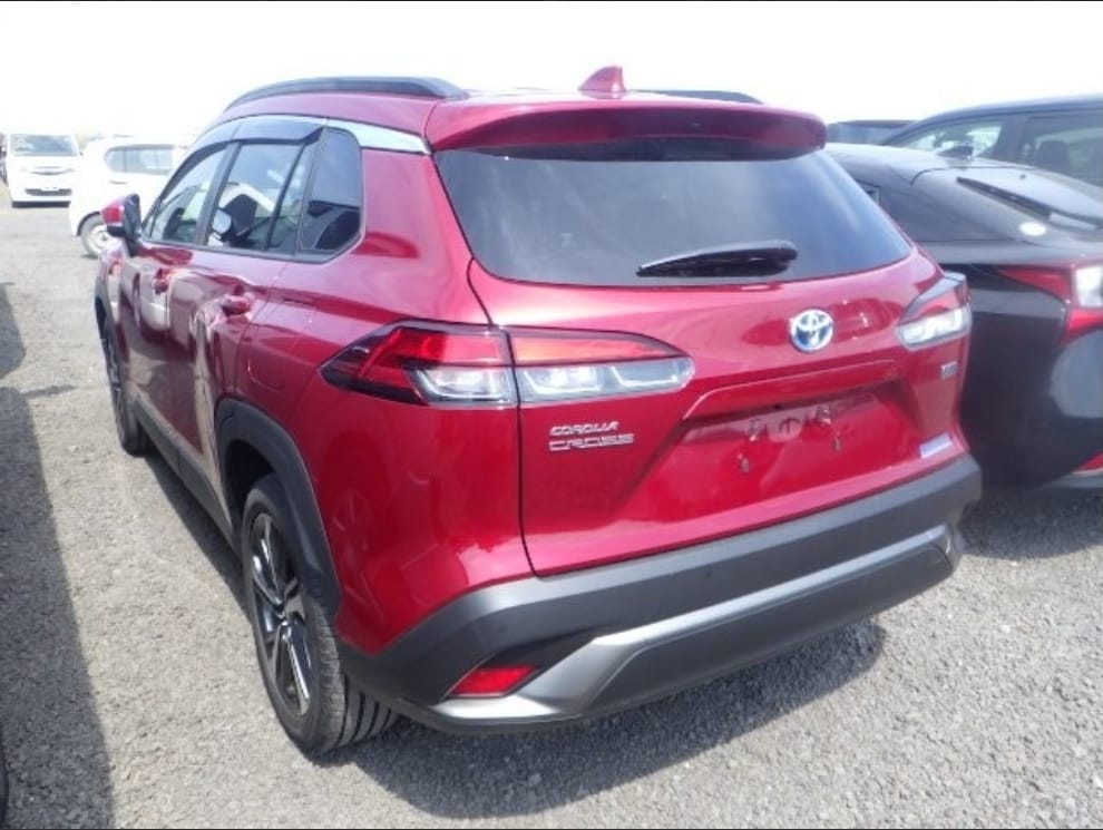 Toyota Corolla Cross G 2022 (Hybrid) – Red wine | 8,000 km | Pragati Sarani Showroom | STK-250203